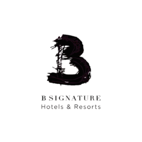 b signature hotels and resorts logo image